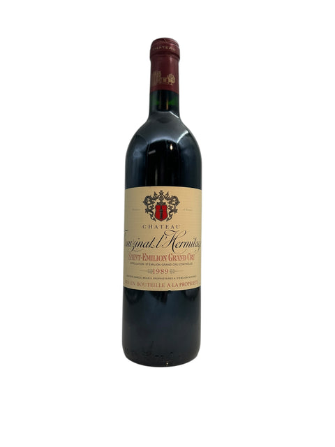Flaska Château Fauzinat l'Hermitage Saint-Émilion Grand Cru 1989