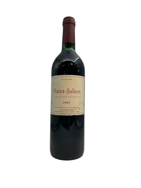 Flaska Saint-Julien Jean-Eugène Borie 1993 rött vin