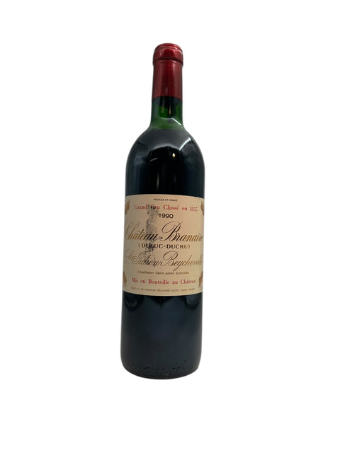 Flaska Château Branaire Duluc-Ducru rött vin 1990