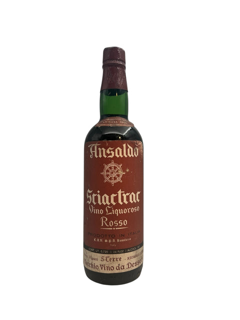 Flaska Sciacchetrà Ansaldo dessertvin 1982