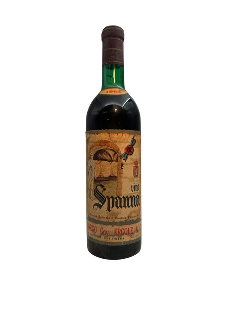 Flaska Spanna Cantine Borgo 1964 rött vin