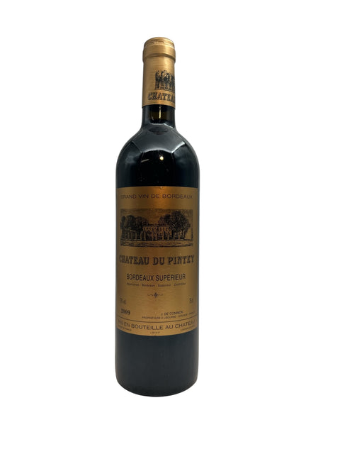 Flaska Chateau du Pintex 2009 Bordeaux Supérieur rött vin