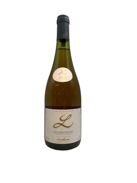 Flaska Chardonnay L 1990 vitt vin