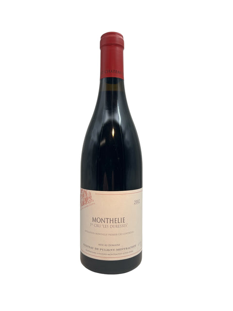 Flaska Monthelie Château de Puligny rött vin 2002