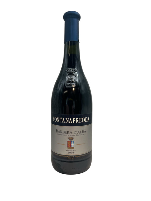 Barbera d'Alba Fontanafredda 2003 flaska