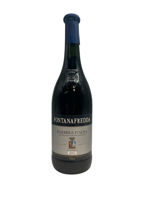 Barbera d'Alba Fontanafredda 2002 flaska