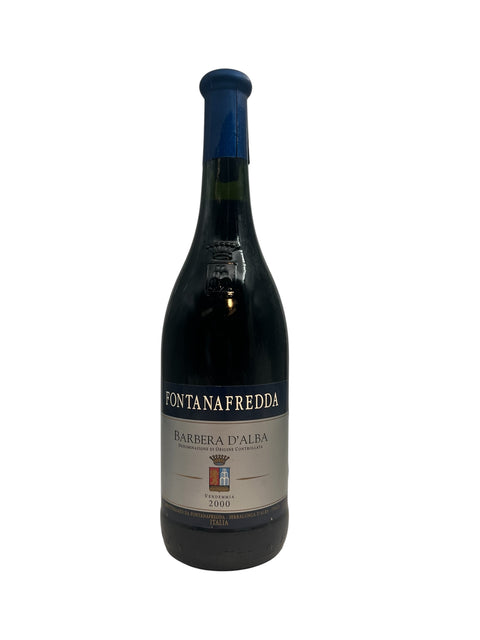 Barbera d'Alba rödvin från Fontanafredda årgång 2000