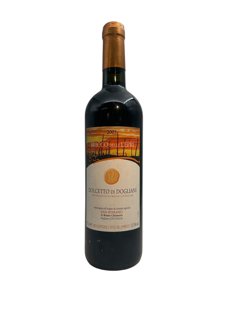 Bricco delle Lepri San Romano 2003 rödvinsflaska
