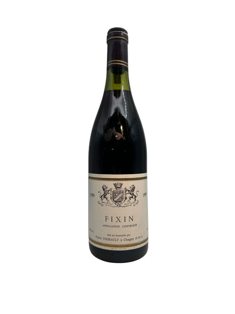 Fixin Pierre Thibault rött vin från 1999 års flaska