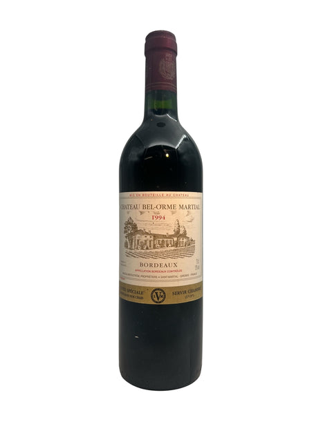 Flaska Chateau Bel Orme 1994 rött vin från Bordeaux