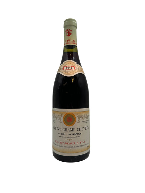 Savigny Champ Chevrey 1991 från Tollot-Beaut & Fils