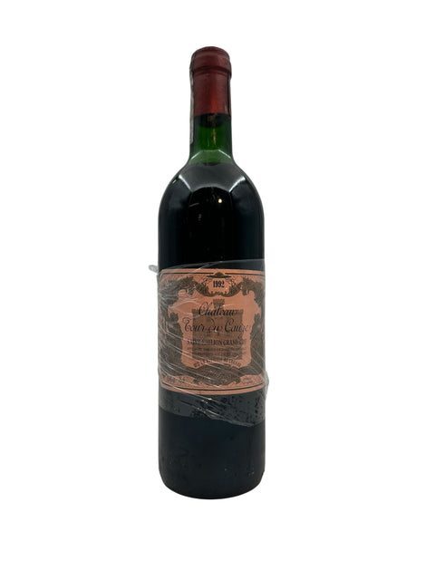Flaska Château Tour de Capet rött vin 1992