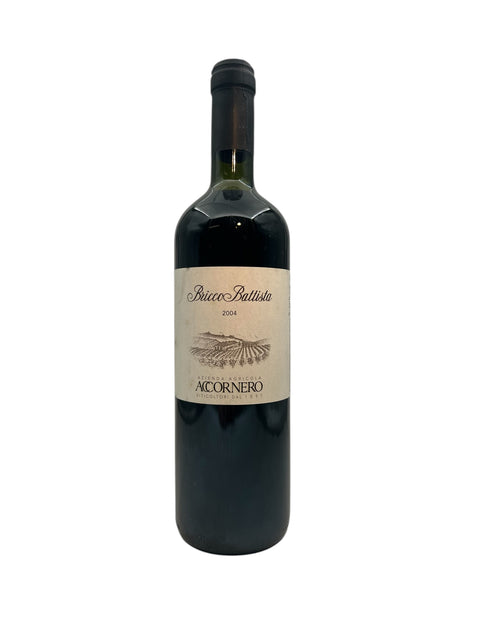 Flaska Bricco Battista Accornero 2004 rött vin