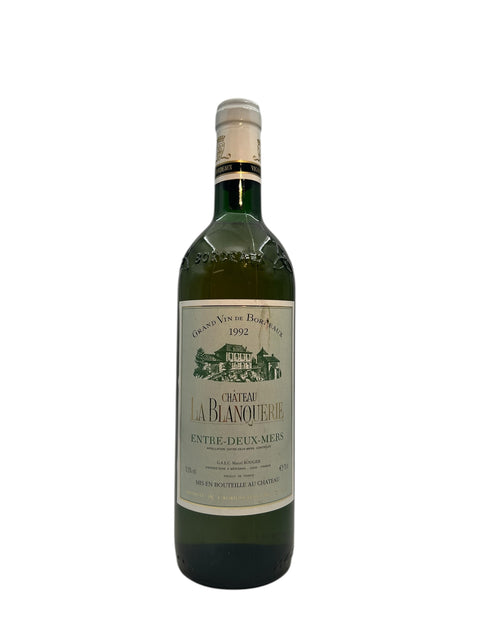 Flaska Château La Blanquerie 1992 Entre-Deux-Mers vitt vin