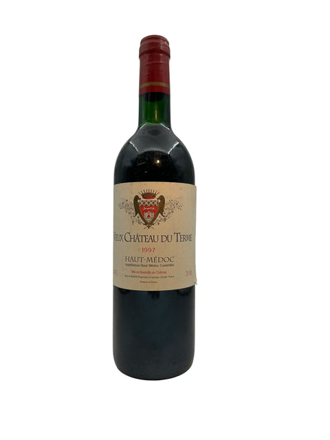 Flaska Vieux Château du Terme 1997 rött vin från Haut-Médoc