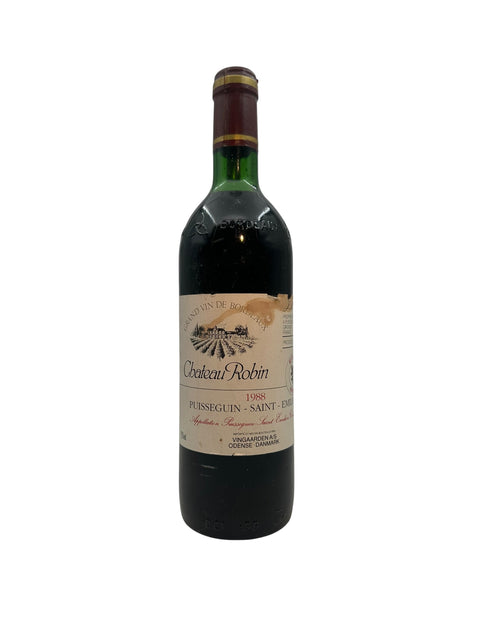 Flaska av Chateau Robin Puisseguin Saint-Émilion 1988