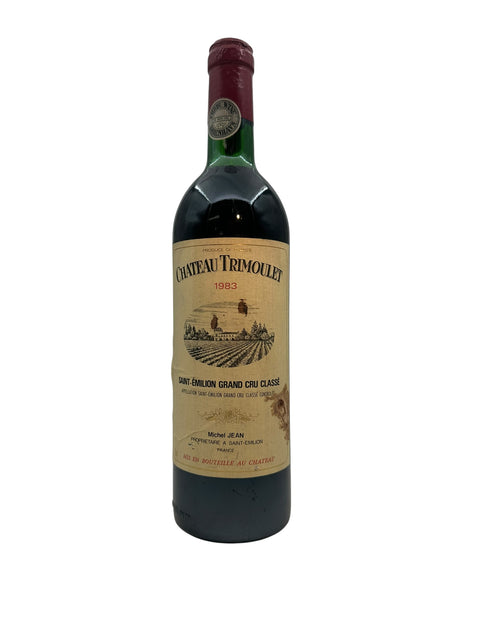 Flaska Château Trimoulet 1983 Saint-Émilion Grand Cru Classé