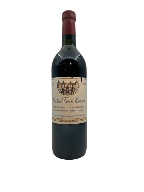 Flaska Château Tournebrie Bordeaux 1988 rött vin