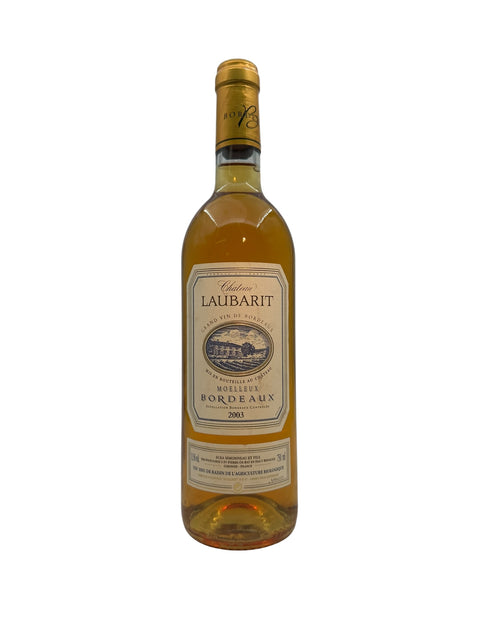 Flaska Château Laubarit Moelleux 2003 dessertvin från Bordeaux