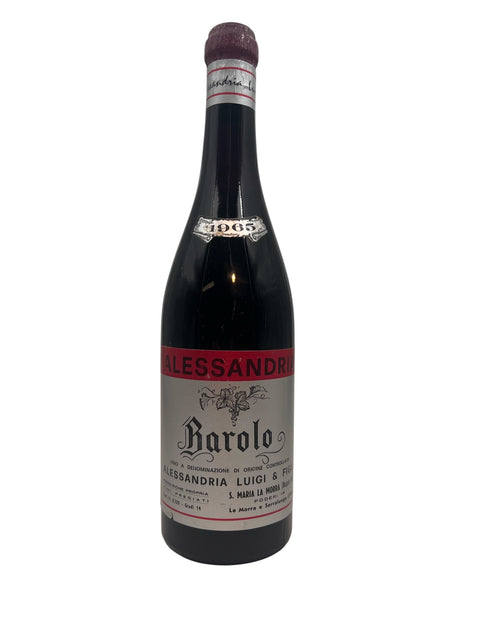 Flaska Barolo Alessandria Luigi 1965