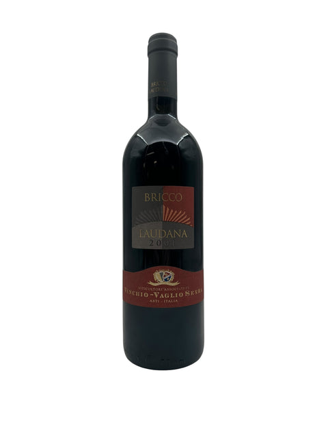 Bricco Laudana 2001 flaska från Vinchio Vaglio Serra