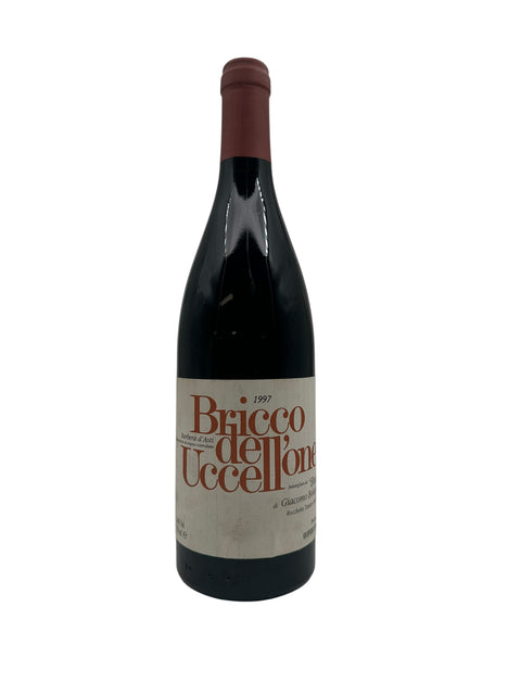 Flaska Bricco dell'Uccellone Giacomo Bologna 1997 rött vin