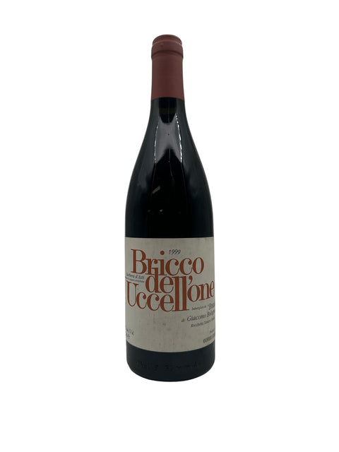 Flaska Bricco dell'Uccellone Giacomo Bologna 1999 rött vin