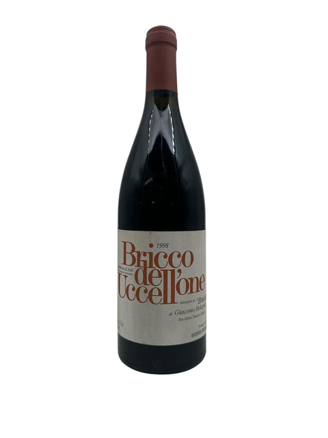Flaska rött vin Bricco dell'Uccellone Giacomo Bologna 1998