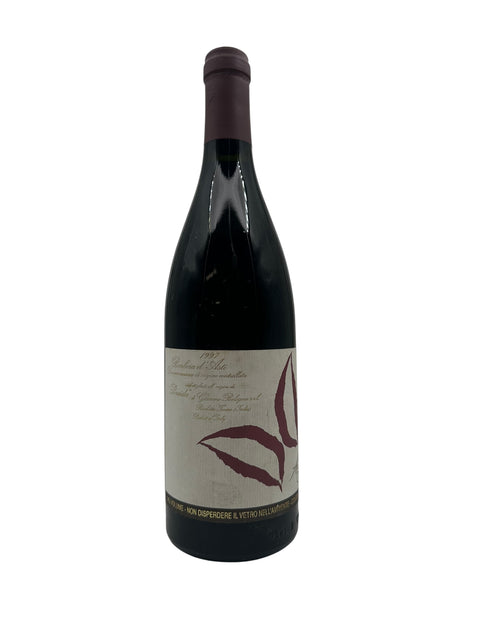 Flaska Barbera d'Asti Giacomo Bologna 1997 rött vin