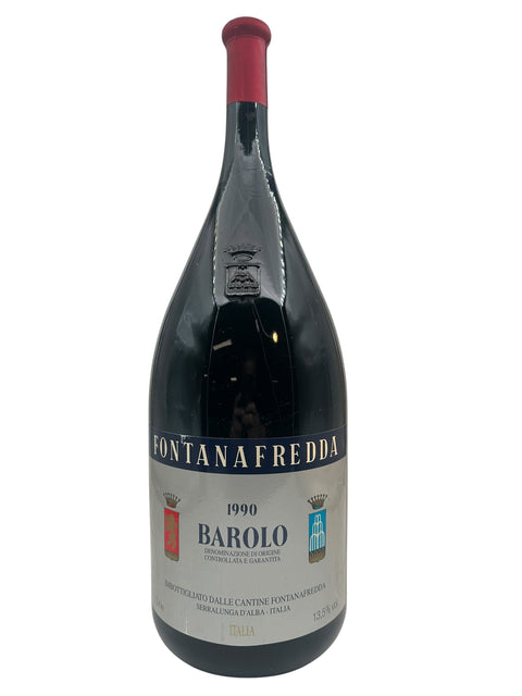 Barolo Fontanafredda 1990 rödvinsflaska