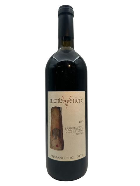 Flaska Monte Venerè Romano Dogliotti 1999 Barbera d'Asti vin