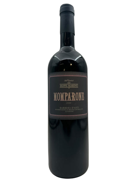 Flaska Momparone Beppe Marino 2000 rött vin