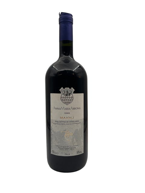 Flaska Maioli Anna Maria Abbona rött vin 1999