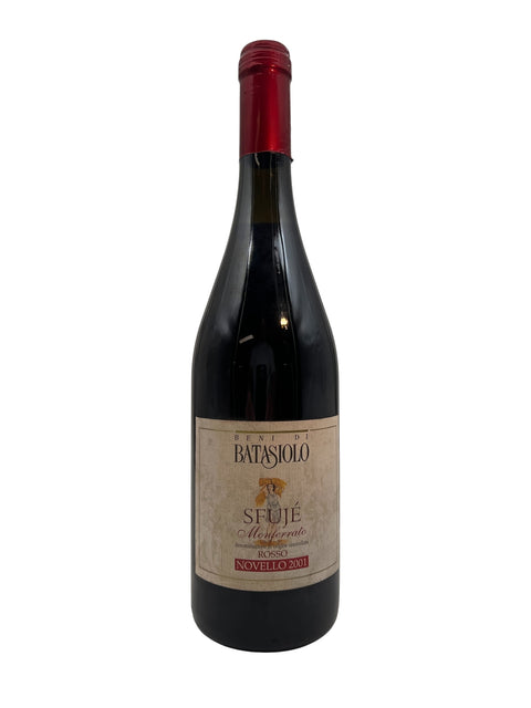 Beni di Batasiolo Sfujé Monferrato Rosso 2001 flaska